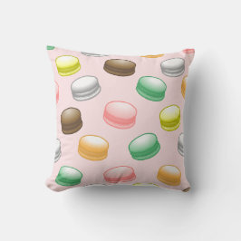 Färgglada Macarons Kudde