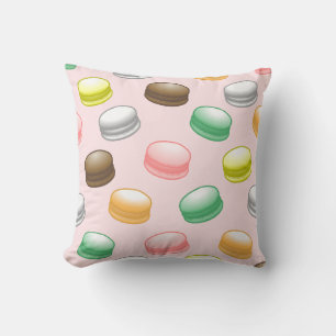 Färgglada Macarons Kudde