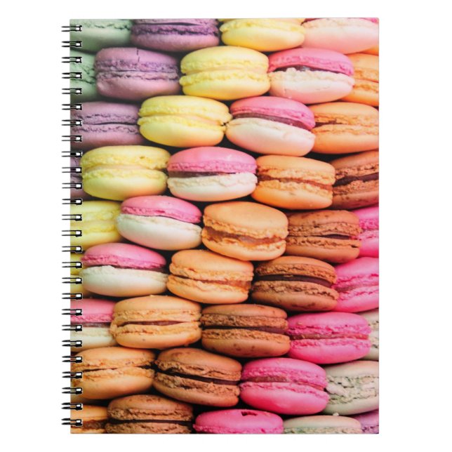 Färgglada Macaroons Anteckningsbok (Framsidan)
