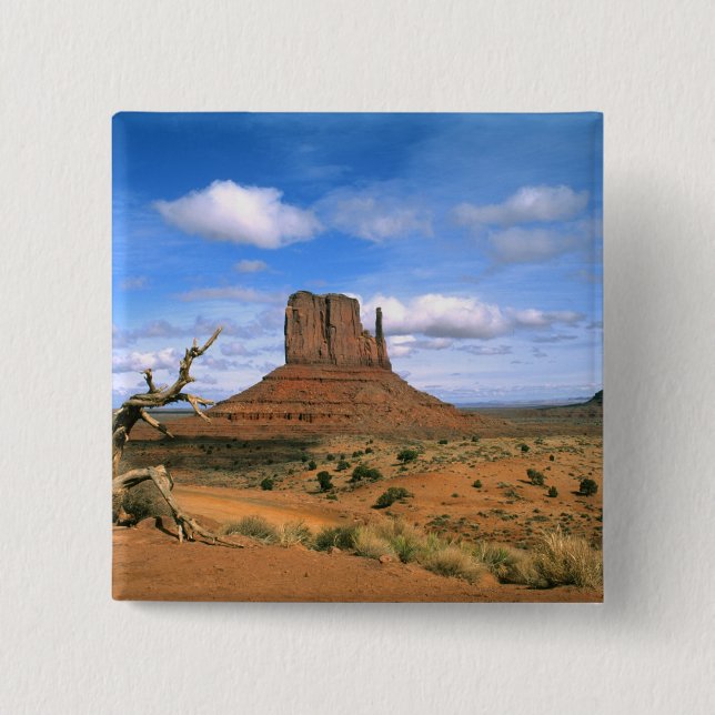 Färgglada Monument Valley handskar i Utah USA Knapp (Framsida)