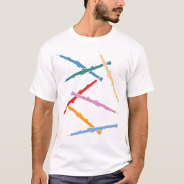 Färgglada oboer tee shirt