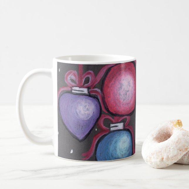 Färgglada Ornament - KidsArt för CHOC Kaffemugg (Med munk)