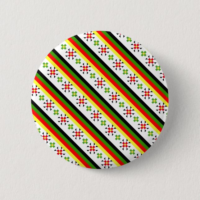 Färgglada östra folkpattern till ljustavla knapp (Framsida)