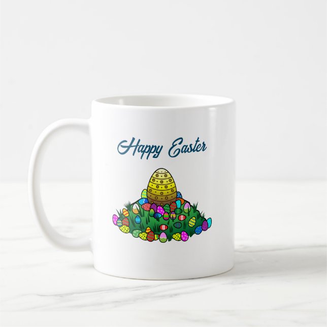 Färgglada påskägg kaffemugg (Vänster)