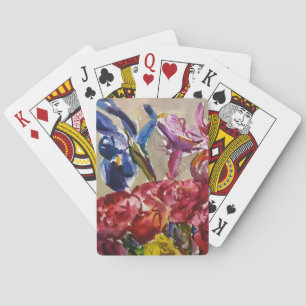 Färgglada personifierade leka kort casinokort