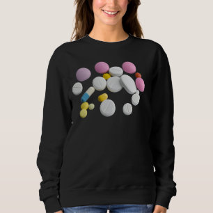 Färgglada piller t shirt