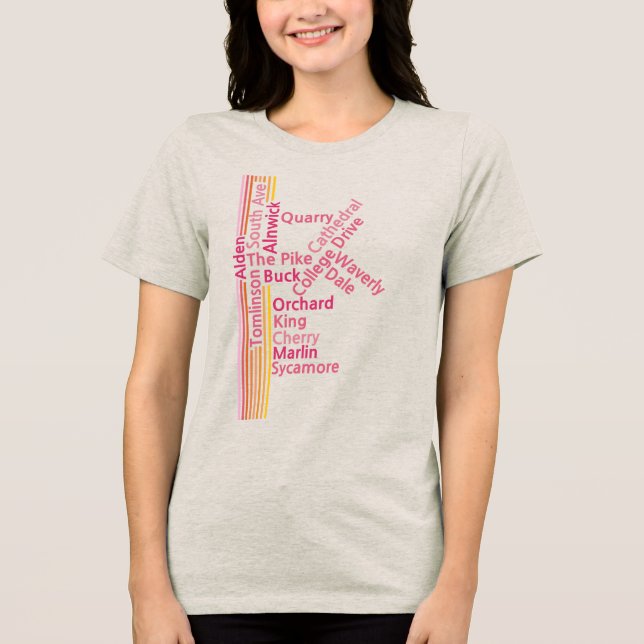 Färgglada Pine Run Park tee (Framsida)