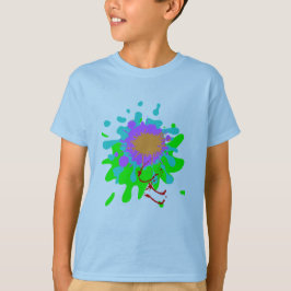 Färgglada pojkars basic t-shirt 