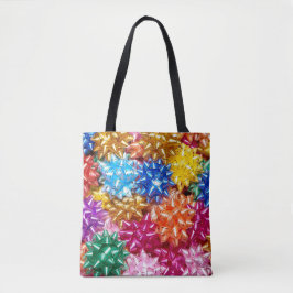 Färgglada presentband partajgåva tygkasse