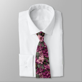 Färgglada presenter för män Gardenias blomster Slips