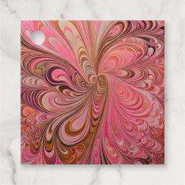 Färgglada Psychedelia Airbrush Art Presentkort Gåvor Etiketter