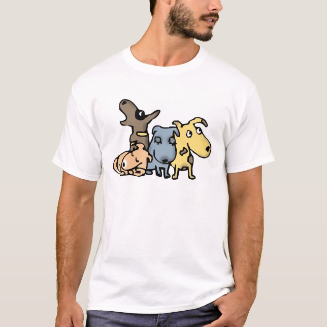 Färgglada Puppyes Tröja (Framsida)