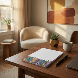 Färgglada radhus i staden Post-it® Notes Post-it Block