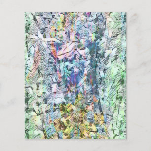 Färgglada rivna scrapbookpapper