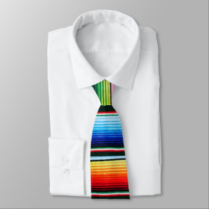 färgglada serape-ränder slips