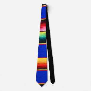 färgglada serape-ränder slips