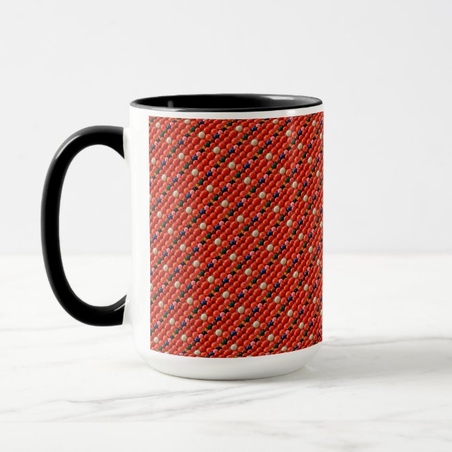 Färgglada Snookerbollar, Mugg (Vänster)