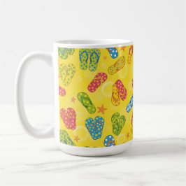 FÄRGGLADA SOMMAR-TOFFLOR KAFFEMUGG