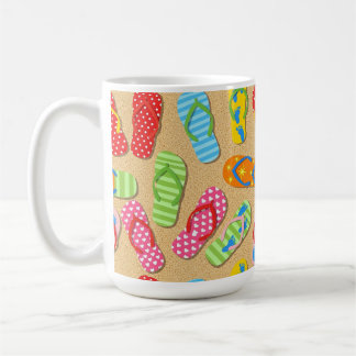 FÄRGGLADA SOMMAR-TOFFLOR KAFFEMUGG