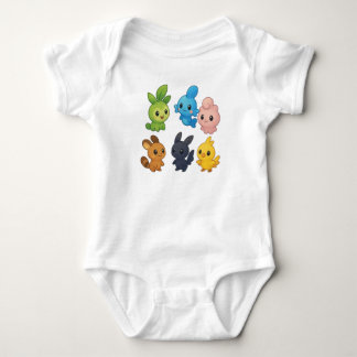 Färgglada söta varelser - Whimsical karaktärs kons T Shirt