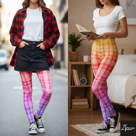 Färgglada stänk leggings