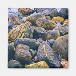 Färgglada stenar    magnet