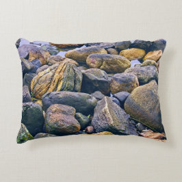 Färgglada stenar    prydnadskudde