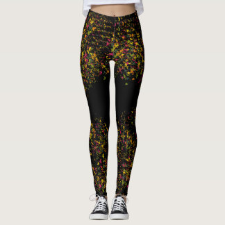 Färgglada Stylish Läppar Leggings