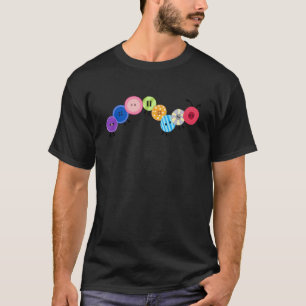 Färgglada syknappar Caterpillar sy Craft Ki T Shirt