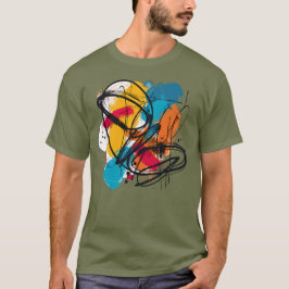 Färgglada t-shirt