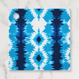 Färgglada Tie Dye-konstpresentkort Gåvor Etiketter