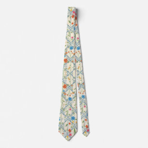 Färgglada trädgårdsblommor Vilda blommor Vår äng Slips