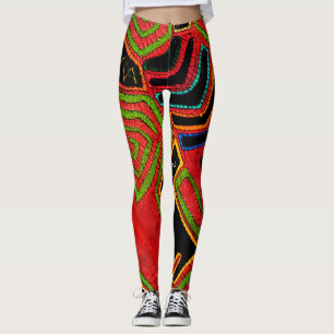 Färgglada Träningsleggings Leggings