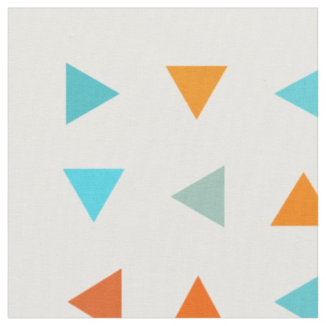 Färgglada trianglar tyg (Närbild)