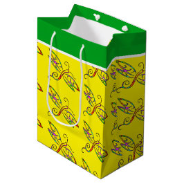 Färgglada trollsländor mellanstor presentpåse