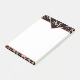 Färgglada trollsländor personliga   post-it block