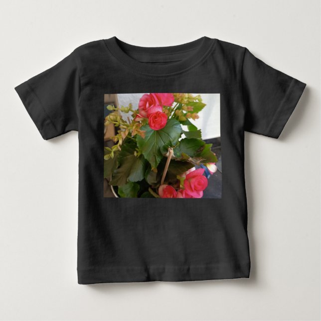 Färgglada vårblommor Baby T-Shirt (Framsida)