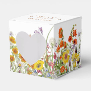 Färgglada Vilda Blommor Land Framtid Fru Blommig Presentaskar