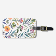 Färgglada vilda blommor | Vacker blomsterakvarell