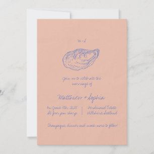 Färgglada Whimsical Handskrivna Bröllop Inbjudningar