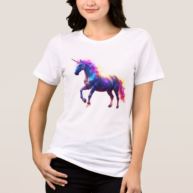 Färgglande encorn t shirt (Framsida)