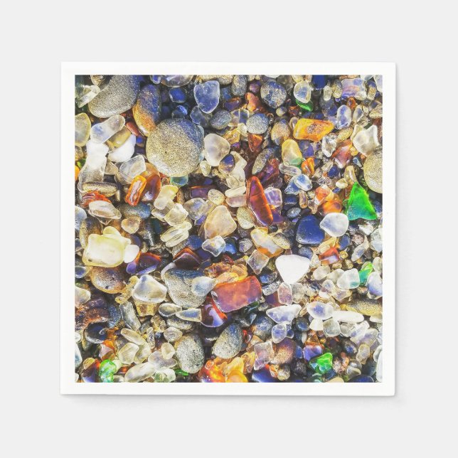 Färgglas till havs pappersservett (Framsidan)