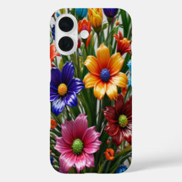 Färgglasblommor #2 - iphone case