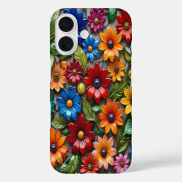 Färgglasblommor #3 - iphone case