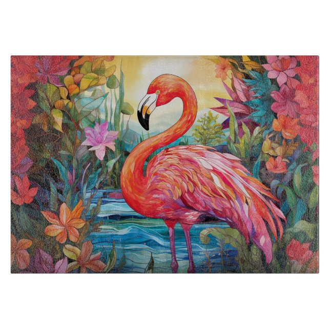 Färgglasflamingo (Framsidan)