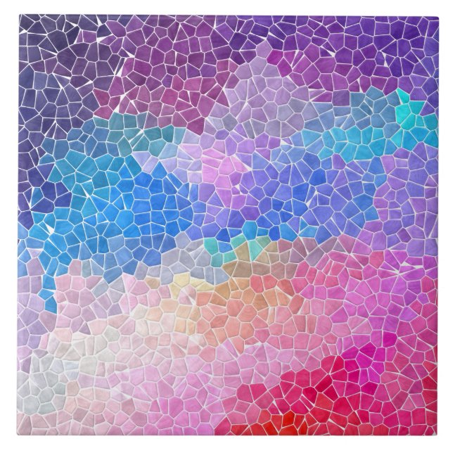 Färgglast Mosaikplatta Kakelplatta (Framsidan)