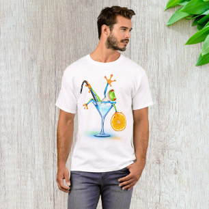 Färgglast Trädgrodacocktailglas T Shirt