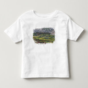 Färgglatt badlandskap från Buck Hill utsiktspunkt T-shirt