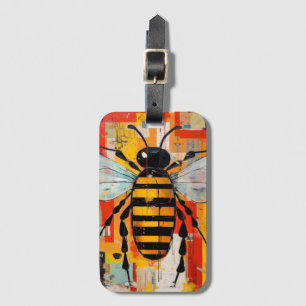 Färgglatt Bibe Art Print Honungsbi Vägg Bagagebricka