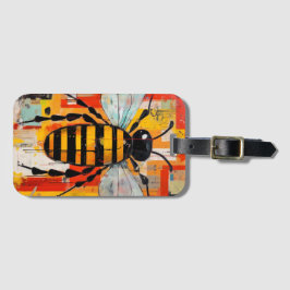 Färgglatt Bibe Art Print Honungsbi Vägg Bagagebricka